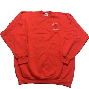 Vtg 90s Hanes ComfortBlend Kentucky Democrats Sweatshirt 2XL Red Rooster Logo